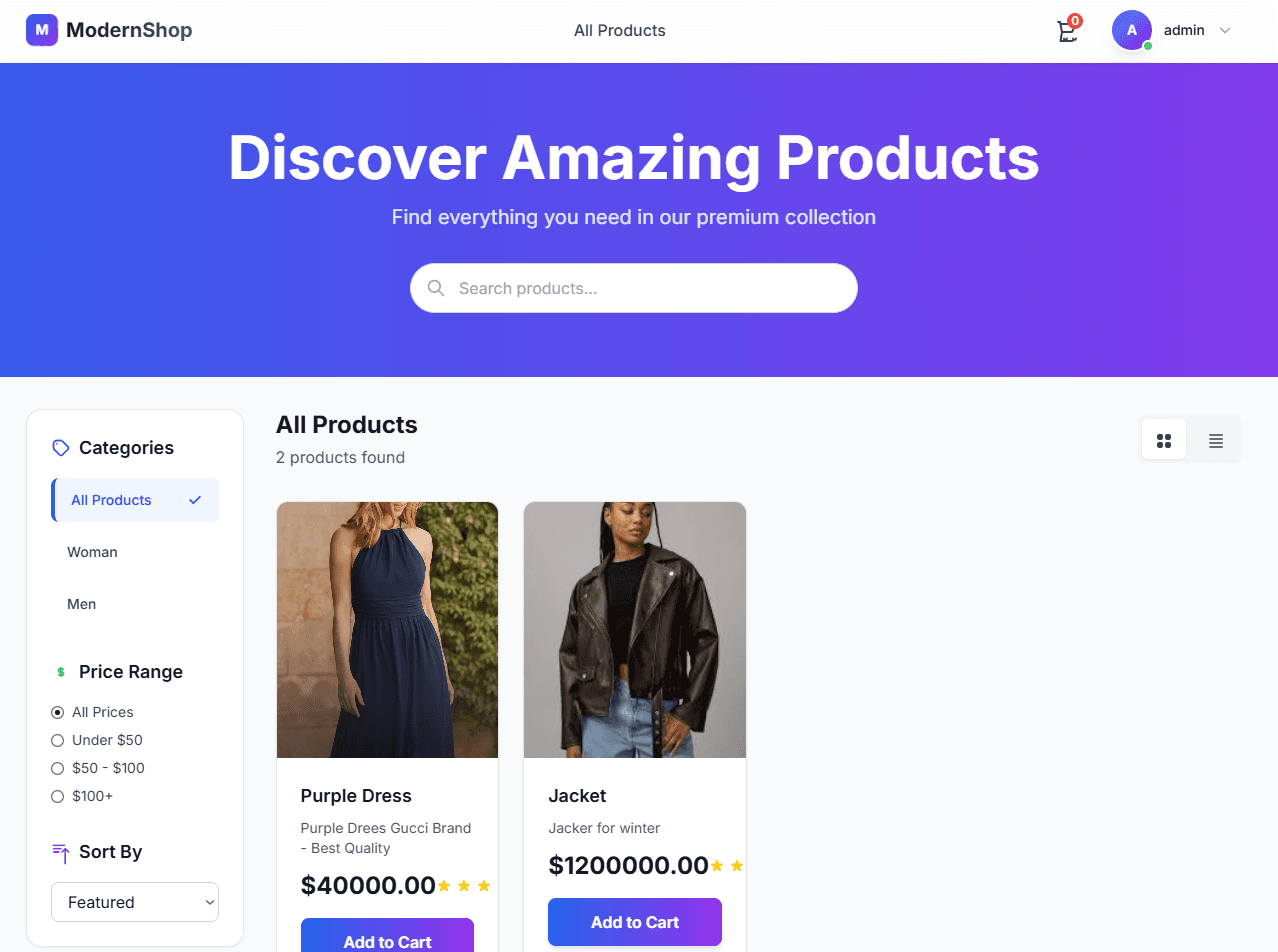 E-commerce Platform